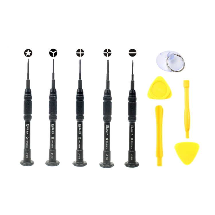 JF-8139 Kit di strumenti di riparazione per smontaggio dedicato 10 in 1 in metallo + plastica per iPhone, JF-8139 JF-8139 Kit di strumenti di riparazione per smontaggio dedicato 10 in 1 in metallo + plastica per iPhone, JF-8139